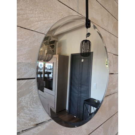 Miroir biseauté avec bras de fixation Miroir biseauté avec bras de fixation