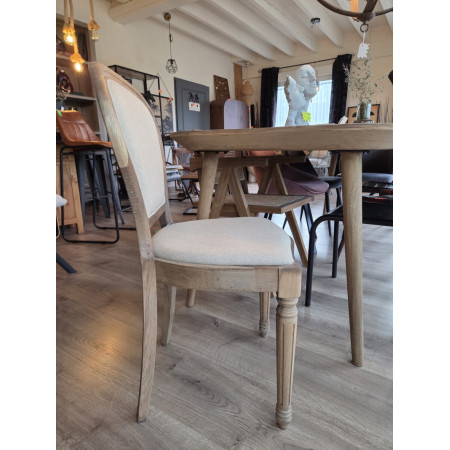 Chaise en chêne massif aspect lavé Chaise en chêne massif aspect lavé