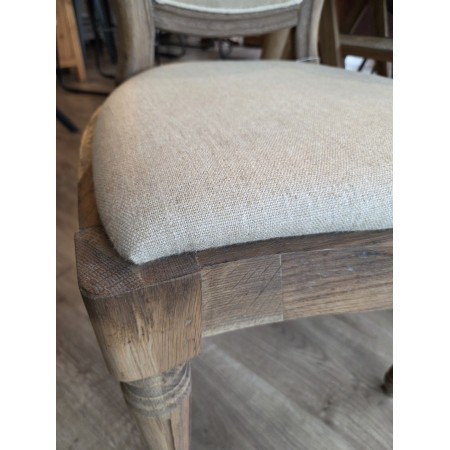 Chaise en chêne massif aspect lavé Chaise en chêne massif aspect lavé