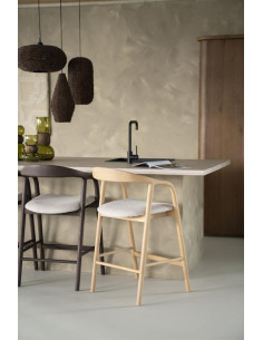 Chaise de bar scandinave en...