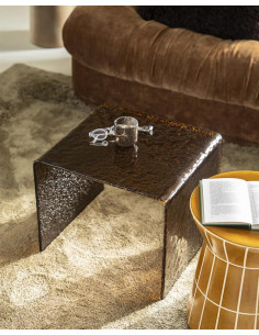 Table de salon en verre...