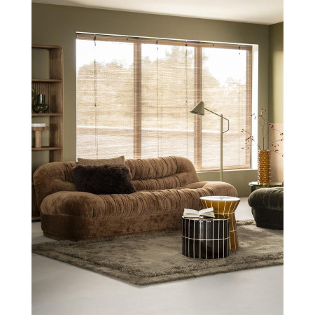 Canapé velours style retro