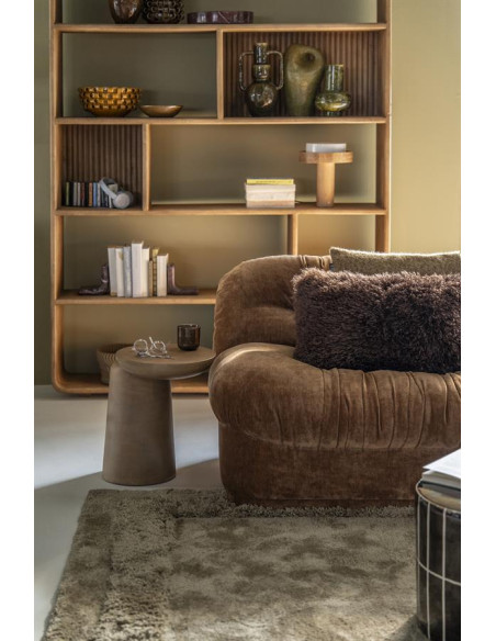 Canapé velours style retro