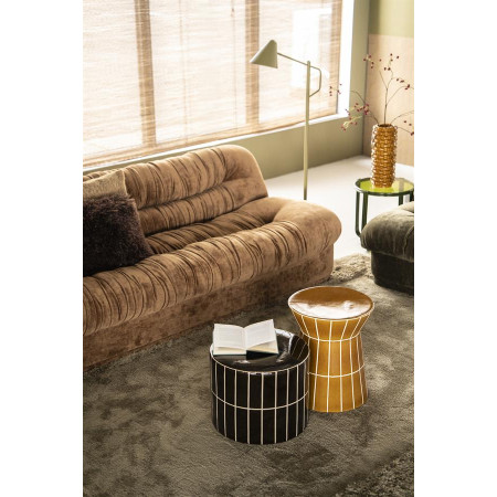 Canapé velours style retro