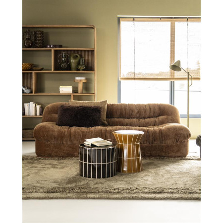 Canapé velours style retro