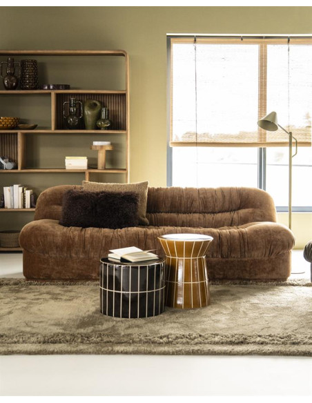 Canapé velours style retro