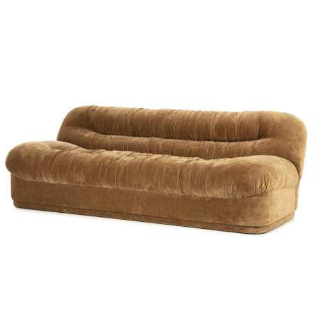 Canapé velours style retro