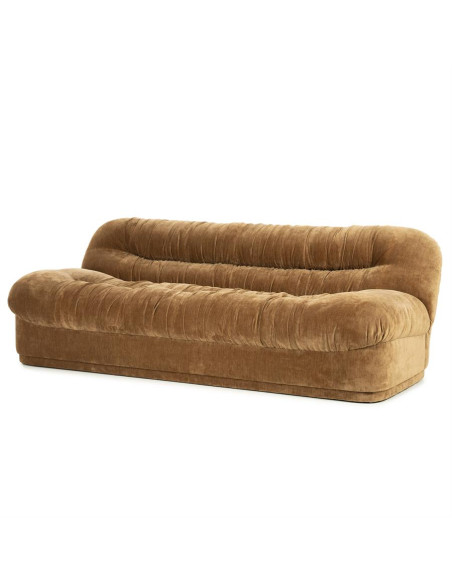 Canapé velours style retro