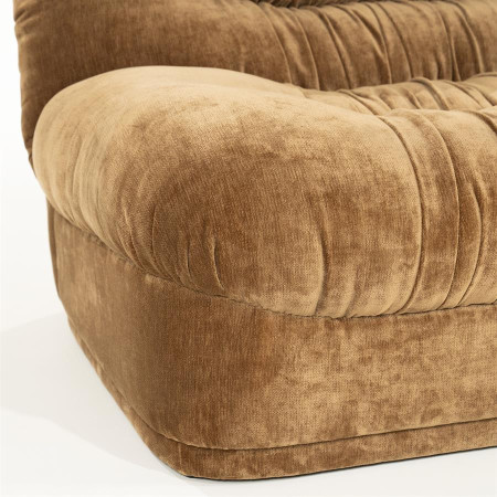 Canapé velours style retro