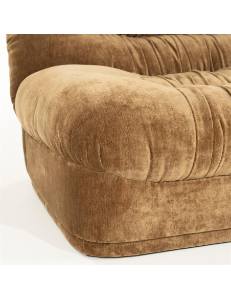 Canapé velours style retro