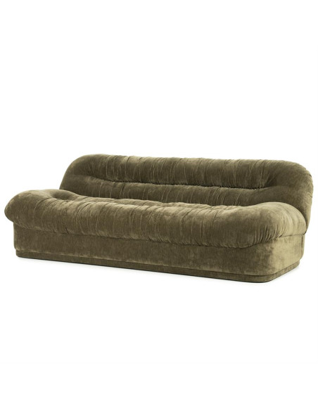 Canapé velours style retro