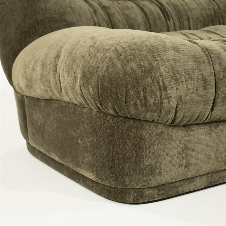 Canapé velours style retro