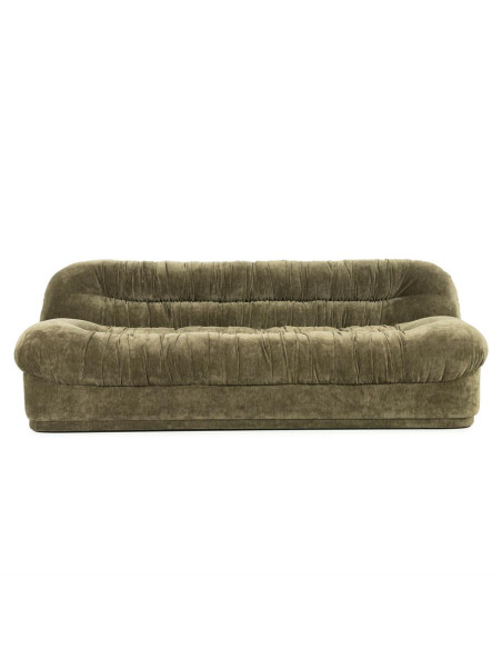Canapé velours style retro