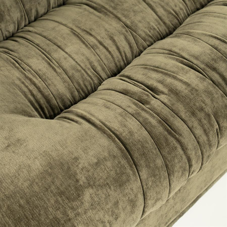 Canapé velours style retro