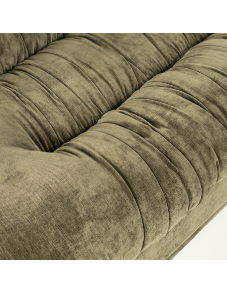 Canapé velours style retro