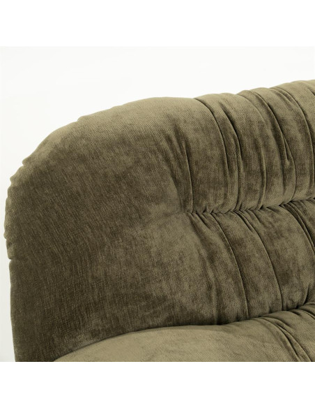 Canapé velours style retro