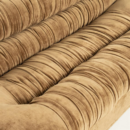 Canapé velours style retro