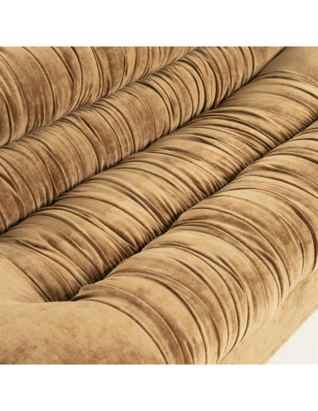 Canapé velours style retro