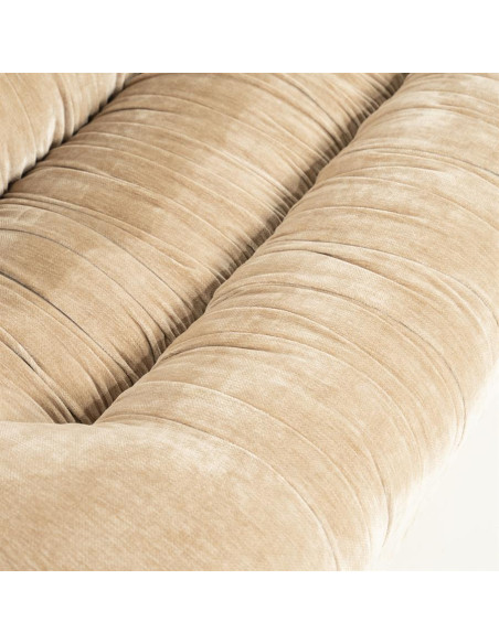 Canapé velours style retro