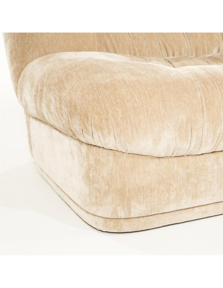 Canapé velours style retro