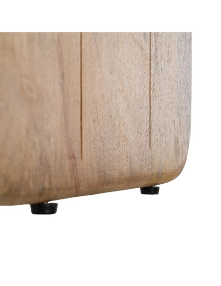 Bureau original en manguier 1 porte 2 tiroirs