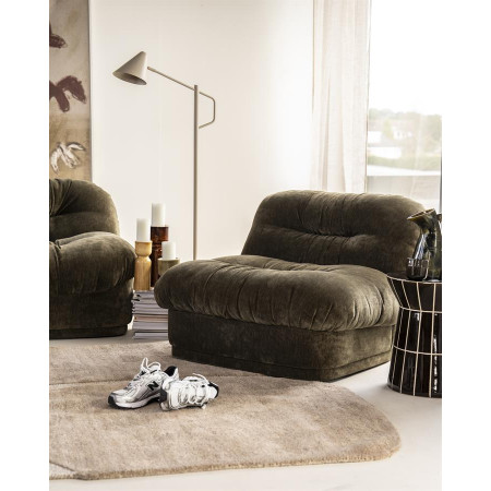 Fauteuil confortable rembourré tissu... Fauteuil confortable rembourré tissu...