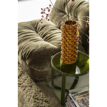 Fauteuil confortable rembourré tissu... Fauteuil confortable rembourré tissu...