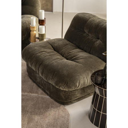 Fauteuil confortable rembourré tissu... Fauteuil confortable rembourré tissu...