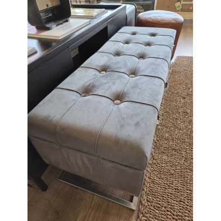 Banc coffre sur pieds métalliques Banc coffre sur pieds métalliques