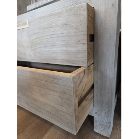 Bibliothèque colonne en teck massif... Bibliothèque colonne en teck massif...