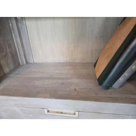 Bibliothèque colonne en teck massif... Bibliothèque colonne en teck massif...