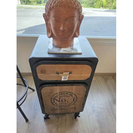 Table de chevet style indus en métal... Table de chevet style indus en métal...