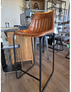 Tabouret de bar en cuir...
