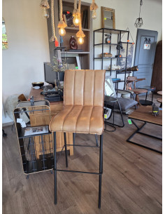 Tabouret de bar en cuir... 2