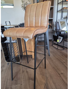 Tabouret de bar en cuir...