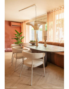 Table de repas ovale Aron...