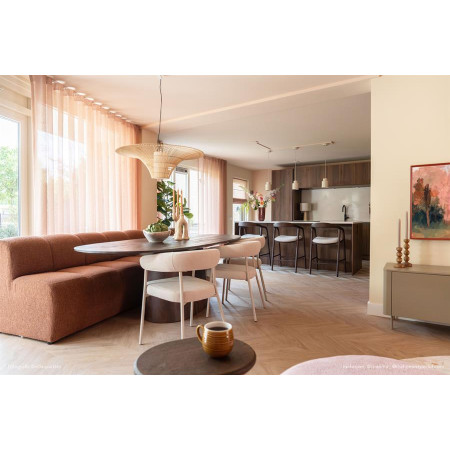 Table de repas ovale Aron 200 cm