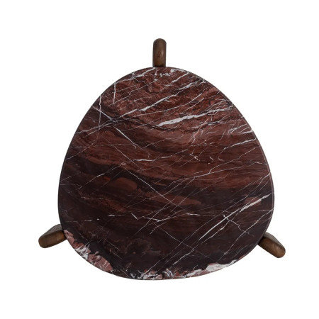 Table basse plateau marbre rouge Table basse plateau marbre rouge