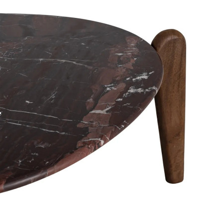 Table basse plateau marbre rouge Table basse plateau marbre rouge