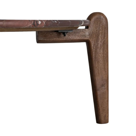 Table basse plateau marbre rouge Table basse plateau marbre rouge