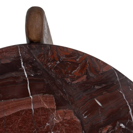 Table basse plateau marbre rouge Table basse plateau marbre rouge