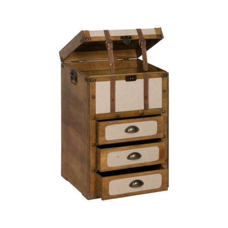 Coffre aviateur style malle de voyage