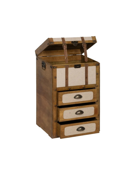 Coffre aviateur style malle de voyage