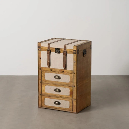 Coffre aviateur style malle de voyage