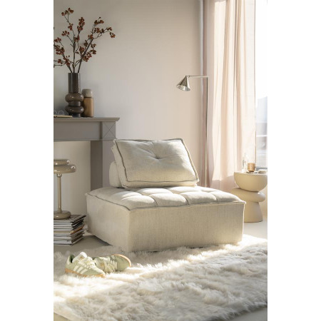 Pouf carré avec dossier très confortable