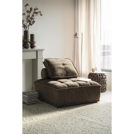 Pouf carré avec dossier très confortable