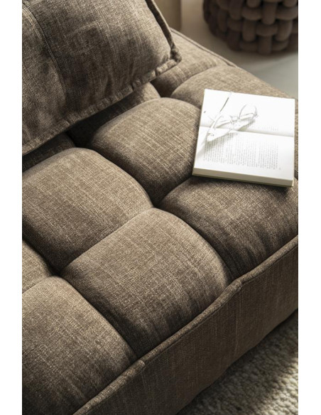 Pouf carré avec dossier très confortable