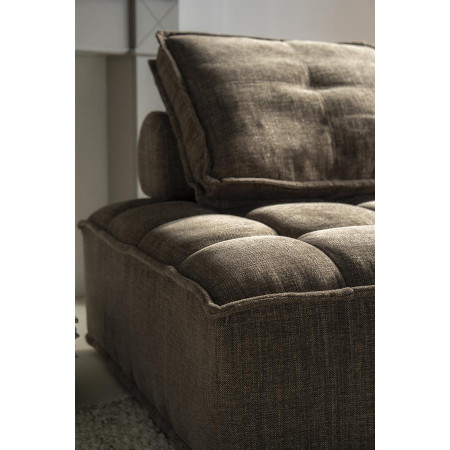 Pouf carré avec dossier très confortable