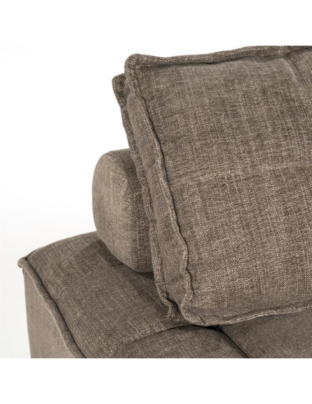 Pouf carré avec dossier très confortable