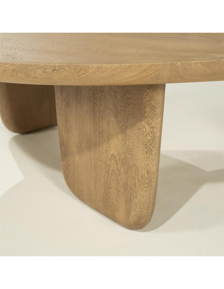 Table basse Maud en bois de manguier massif